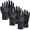 thumbnail image 2 of Guantes Anticorte Suaves VentDepot GlovesBlack 3 Pares L 245mm x 95 a 105mm Nitrilo HPPE CE EN388 Nivel 5 MXGBC-008, 2 of 3