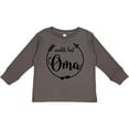 thumbnail image 3 of Inktastic World's Best Oma Girls Long Sleeve Toddler T-Shirt, 3 of 5