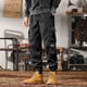 thumbnail image 5 of Pantalones negros de otoño para hombre, pantalones cargo para hombre, multibolsillos, ropa de trabajo de color caqui, multibolsillos, ropa holgada barata más barata Y2k, 5 of 5