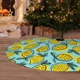 thumbnail image 5 of KLL 36" Christmas Tree Skirt Lemon1 Xmas Tree Skirts Mat for New Year Xmas Holiday Party Indoor Outdoor Home Decoration, 5 of 5