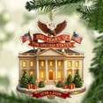 thumbnail image 4 of 250 Anniversary American Flag Patriotic Decor Hanging Accent,2026Holiday Display, Christmas Tree Ornaments 1 Pc, 4 of 5