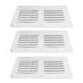 thumbnail image 1 of Rejilla de ventilación de aire cuadrada Sunnimix acero inoxidable 316 115x231mm 3 piezas, 1 of 8