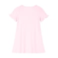 thumbnail image 4 of Cethrio Kids Girls Nightgowns, Summer Soft Short Sleeve Casual Sleep Dresses Pink Size 7-8 T, 4 of 5