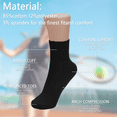 thumbnail image 7 of YOMYM Women Crew Socks, Soft Cotton Dress Socks Pack Athletic Socks for Women, Size 5-9, 10 Pairs, 7 of 7
