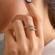 thumbnail image 4 of ¡Compra Ya y Ahorra Más!, Anillo abierto con incrustaciones de diamantes de moda Personalidad Temperamento Anillo abierto versátil Akmoler, 4 of 9