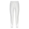 thumbnail image 3 of TiaoBug Kids Girls Shiny Rhinestone Figure Skating Pants Practice Dance Leggings Skinny Tights Trousers White 10, 3 of 7