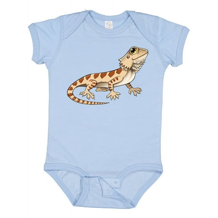 

Inktastic Cute Bearded Dragon Boys or Girls Baby Bodysuit