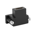 thumbnail image 3 of Adaptateur 90° Interface multimédia HD femelle vers DVI mâle pour écran graphique, 3 of 4