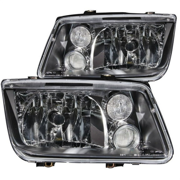ANZO USA 121169 99-05 JETTA HEADLIGHTS BLACK Fits select: 1999-2005 VOLKSWAGEN JETTA