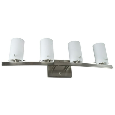 Sunset Lighting F2534 4 Light 240 Watt Bathroom Vanity Light - Nickel
