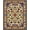 Beige, Pattern 9, variant on ODIKA 4'x6' Machine Washable Non-Slip Area Rug, Colorful Talavera Half Circle with Chili Pepper and Floral Motifs High Traffic Rug, Yellow, 66198