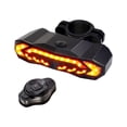 thumbnail image 3 of Luz trasera para bicicleta kusrkot LED recargable con intermitentes control remoto redondo, 3 of 8