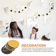 thumbnail image 3 of 8pcs Paper Round Disc Streamer Holiday Party Decor Banner Circle Dot Party Garland, 3 of 8