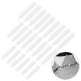 thumbnail image 3 of Vorcool 200pcs Plastic White Shirts Collar Stays Bones Stiffeners In 3 Sizes, 3 of 3