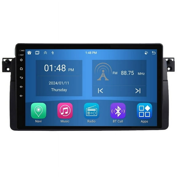 RoverOne 4 64GB Car Stereo CarPlay GPS Navigation Bluetooth for BMW 3 Series E46 1998-2006 Android Touch Screen Player