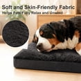 thumbnail image 2 of Exclusivo Mezcla Large Dog Bed with Removable and Washable Cover, Orthopedic Pet Bed for Crates, Non-Slip Bottom and Waterproof Liner, 48"×30", Black, 2 of 10