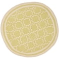 thumbnail image 2 of Safavieh Dhurries Myles Geometric Area Rug, Light Green/Ivory, 6' x 6' Round, 2 of 10