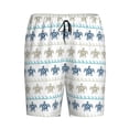 thumbnail image 6 of Daiia Sea Turtle Mens Woven Stretch Pajama Short,Short Pajama Pants-3X-Large, 6 of 7