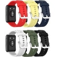 thumbnail image 4 of Bandas de repuesto compatibles con Huawei Watch Fit Band, accesorio ajustable pulsera deportiva de silicona suave para mujeres y hombres, 4 of 4