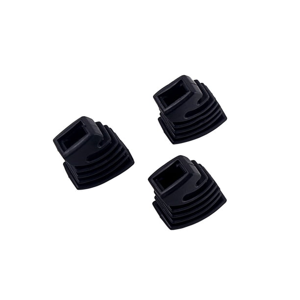 Wosthever Paquete de 3 pies de tambor Soporte de goma Instrumento musical portátil Percusión Reemplazo Reparación Mantenimiento Hardware de Accesorios para instrumentos musicales S WC11