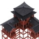 thumbnail image 4 of Decoraciones del castillo del acuario Estatua de la pagoda asiática clásica Esculturas de la torre del santuario japonés oriental para adornos del tanque de peces del jardín Zen, 4 of 6