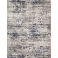 thumbnail image 3 of BERTHMEER 4'x6' Navy Brown Abstract Area Rugs for Office Entryway Washable Rugs Non-slip, 3 of 4