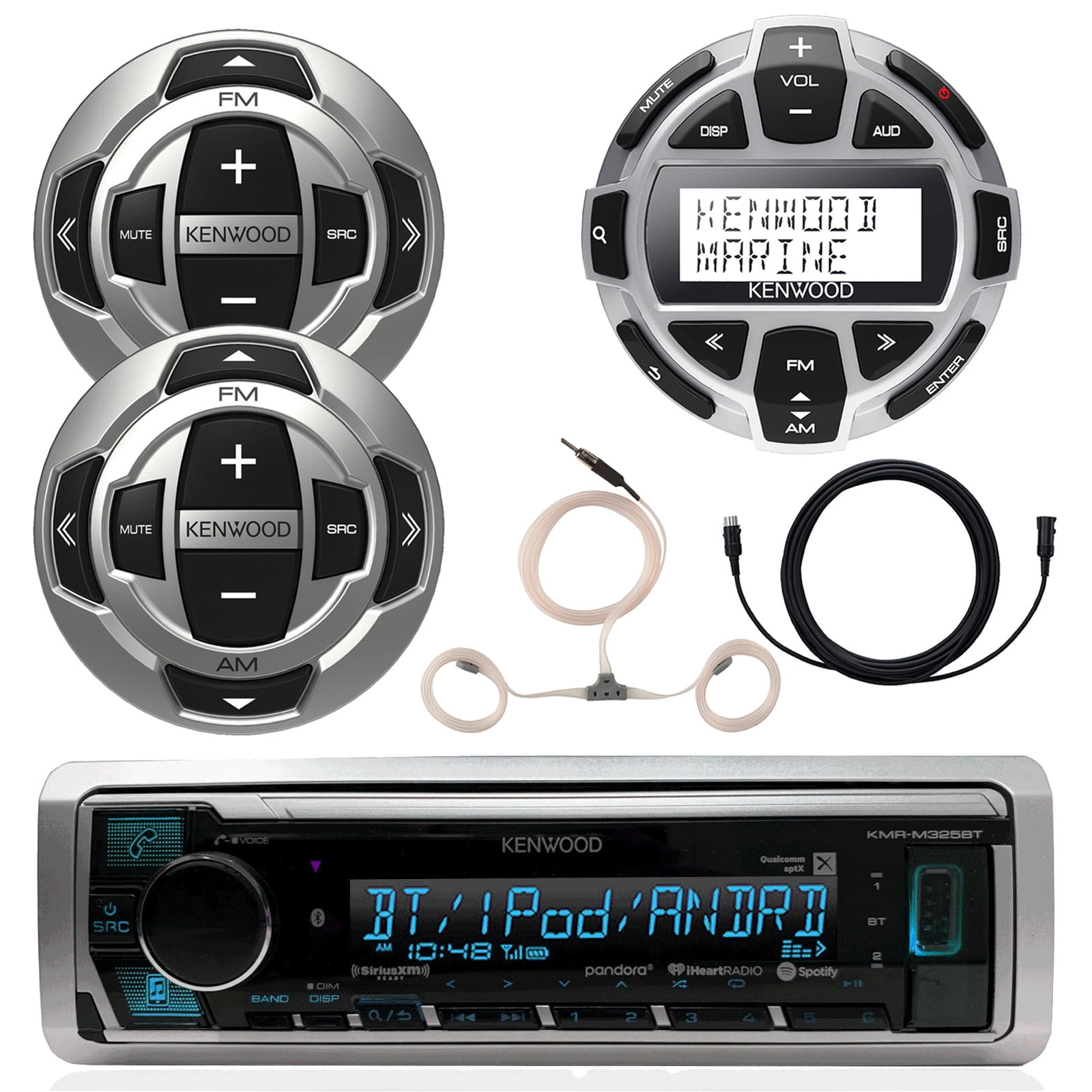 Kenwood Marine Boat Yacht Digital Media USB AUX Bluetooth Stereo