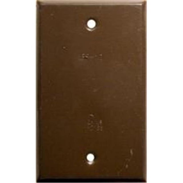 Morris Products 37184 One Gang Weatherproof Covers - Vertical Blank Bronze