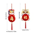 thumbnail image 6 of Dserhfy 4 Pcs Chinese New Year Hanging Lantern Decoration Red Lucky Paper Honeycomb Lantern for Spring Festival Celebration, 6 of 8
