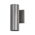 thumbnail image 3 of Meyda Tiffany 159194 Cilindro 10" Tall Wall Sconce - Cosmic Silver Vein, 3 of 6