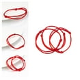 thumbnail image 6 of 10Pcs Simple Red Cord Bracelet Good Luck String Kabbalah for Protection Knot Amu, 6 of 12