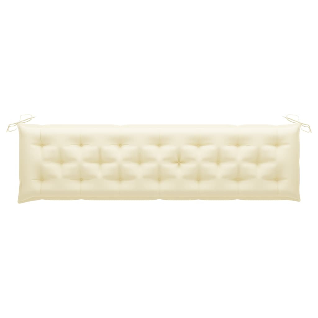 Settee Swing Cushion, Lounger Bench Mat, Soft Seat Cushion Chair Pads, Cream