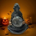 thumbnail image 7 of Jienlioq Suriel Gothic Bookshelf Decor – Glowing Balls & Bizarre Fibers Horror Sculpture, Mysterious Resin Art for Dark Academia, Witchy Home Decor (20cm), 7 of 7