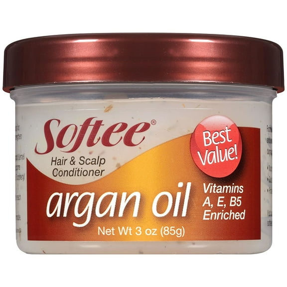 Softee Hair and Scalp Conditioner Argan Oil, 3 Oz.