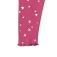 thumbnail image 3 of Garanimals Baby Girl Print Jersey Leggings with Lettuce-Edge Hem, Sizes 0M-24M, 3 of 5