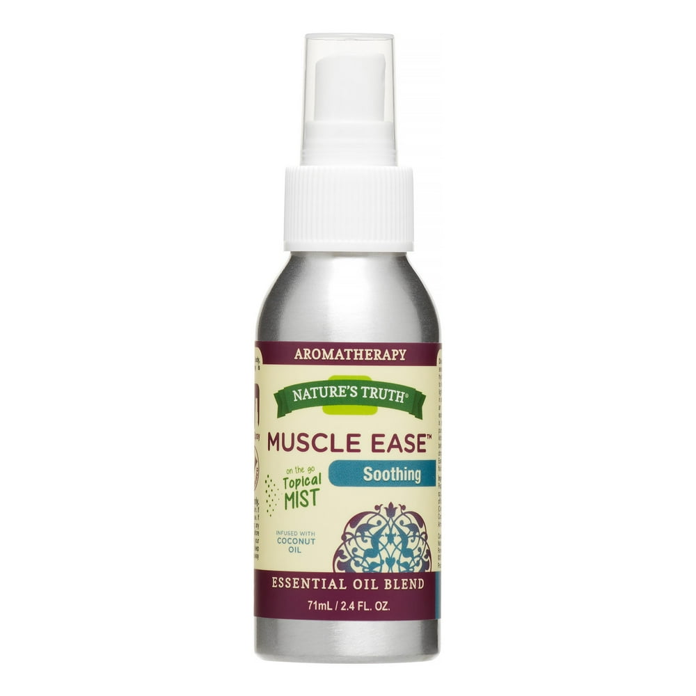 Nature's Truth Aromatherapy Muscle Ease Essential Oil Mist, 2.4 Fl Oz