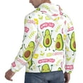 thumbnail image 6 of Fotbe Men's Hoodie with Avocado Work Out Pattern - Kangaroo Pocket Pullover Hooded Sweatshirt, Perfect for Daily Wear, Travel, and Home-4X-Large, 6 of 7