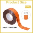 thumbnail image 2 of Uxcell Foil Transfer Sheets, Metallic Foil Paper Roll for Leather Hot Foil Stamping Machine DIY Craft Metal Orange, 2 of 6