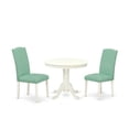 thumbnail image 2 of East West Furniture Dining Room Set Linen White, ANEN3-LWH-57, 2 of 6
