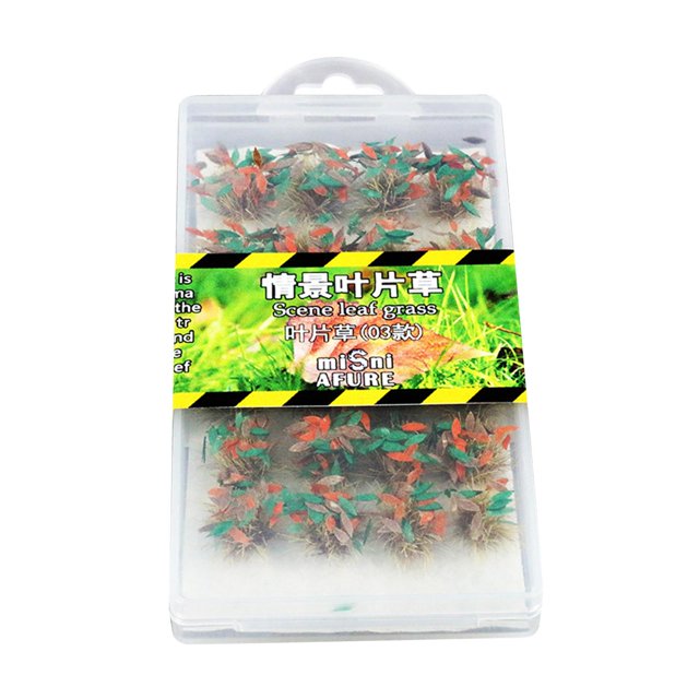 Racimo DIY materiales Modelo de paisaje estático Mechones de 03 Zulema Micro paisaje de hierba