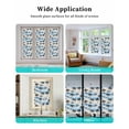 thumbnail image 6 of Window Privacy Film Tropical Plants Stained Glass Window Film Decorative Sun Block Window Cover Cartoon Summer Ocean Beach Palm Tree Window Clings Static Adhesive Sticker for Bathroom 17.7"x39.3", 6 of 7