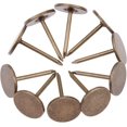 thumbnail image 1 of Chinchetas para tapicería de 200 Uds., clavos de tapicería de hierro de cabeza plana de estilo Vintage para muebles y sofás de 10mm, 1 of 5