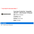 thumbnail image 2 of Front Inner Tie Rod End - Compatible with 2017 - 2022 Porsche 718 Boxster - Meyle, 2 of 2