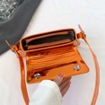 thumbnail image 2 of Y2K Bolso de mano Bolso de hombro de cuero de PU Bolso diario para mujer (naranja), 2 of 7