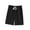 Black, variant on DealovyPlus Size Shorts for Women Casual Loose Summer Elastic Waist Drawstring Solid Color Comfy Shorts