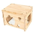 thumbnail image 4 of Casa de madera para pájaros para interior de jaula, nido de invierno, caja nido decorativa de madera para periquitos, cotorras, agapornis, pinzones y, 4 of 9