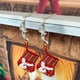 thumbnail image 4 of Ganchos para calcetines navideños | Colgador para colgar en la puerta para decoraciones navideñas | Soporte para coronas con construcción de acero resistente, 4 of 6