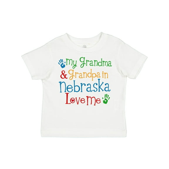 Inktastic Nebraska Grandma Loves Me Boys or Girls Toddler T-Shirt