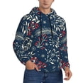 thumbnail image 2 of Fotbe Men's Hoodie with Merry Christmas Pattern - Kangaroo Pocket Pullover Hooded Sweatshirt, Perfect for Daily Wear, Travel, and Home-4X-Large, 2 of 7