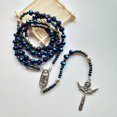 thumbnail image 2 of Vintage Bead Chain Christian Catholic Rosary For Cross Rosary Pendant Necklace, 2 of 5